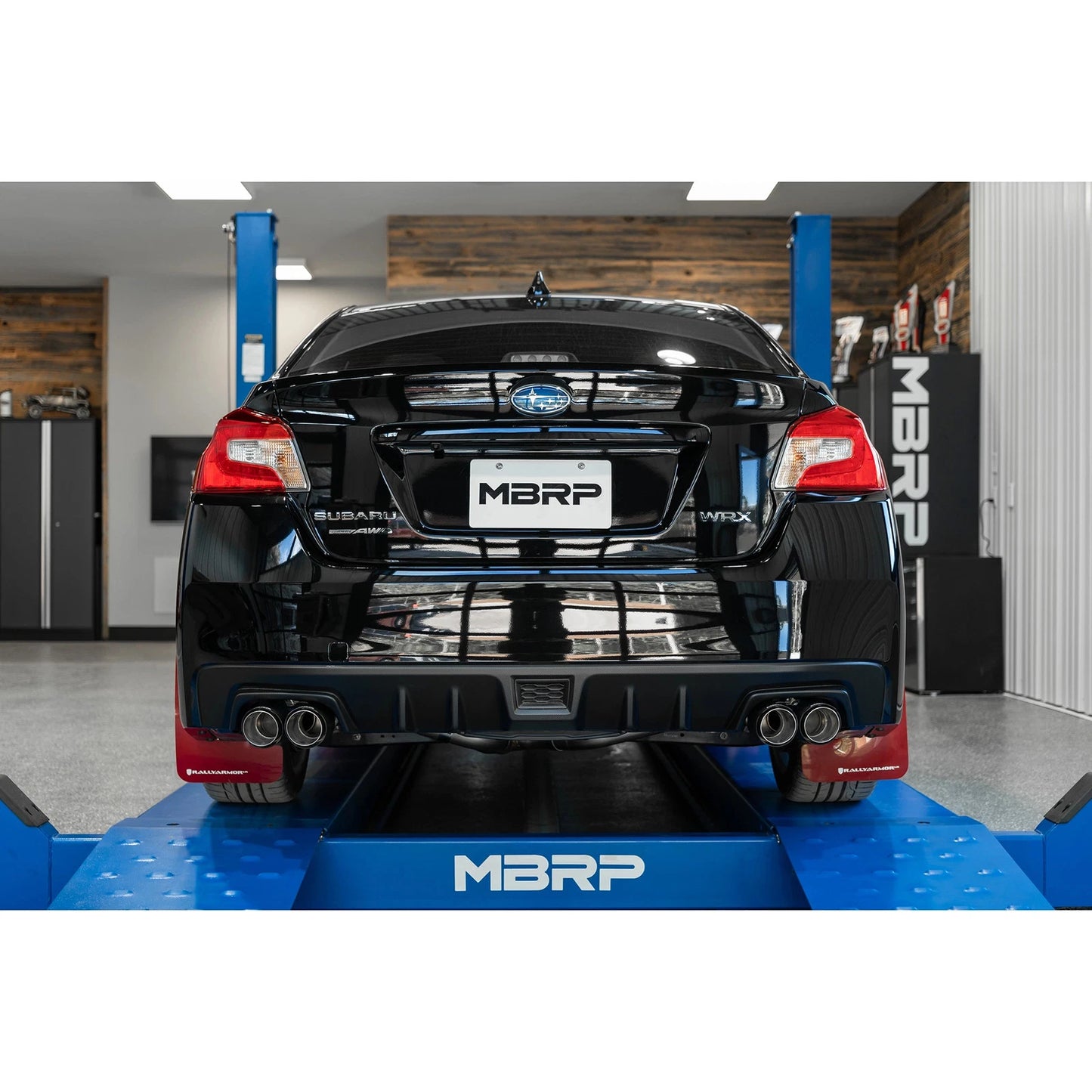MBRP 15-19 Subaru WRX 2.0L/STI 2.5L 2.5in Dual Split Rear Exit w/ 3.5in CF Tips - T304
