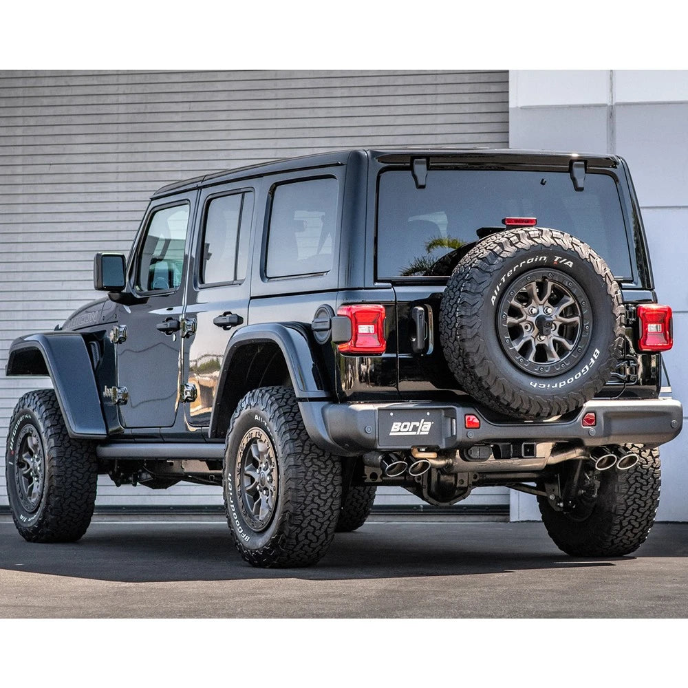 Borla 21-22 Jeep Wrangler Rubicon 392 6.4L V8 AT 4WD 4DR S-Type Cat-Back Exhaust (Stainless)