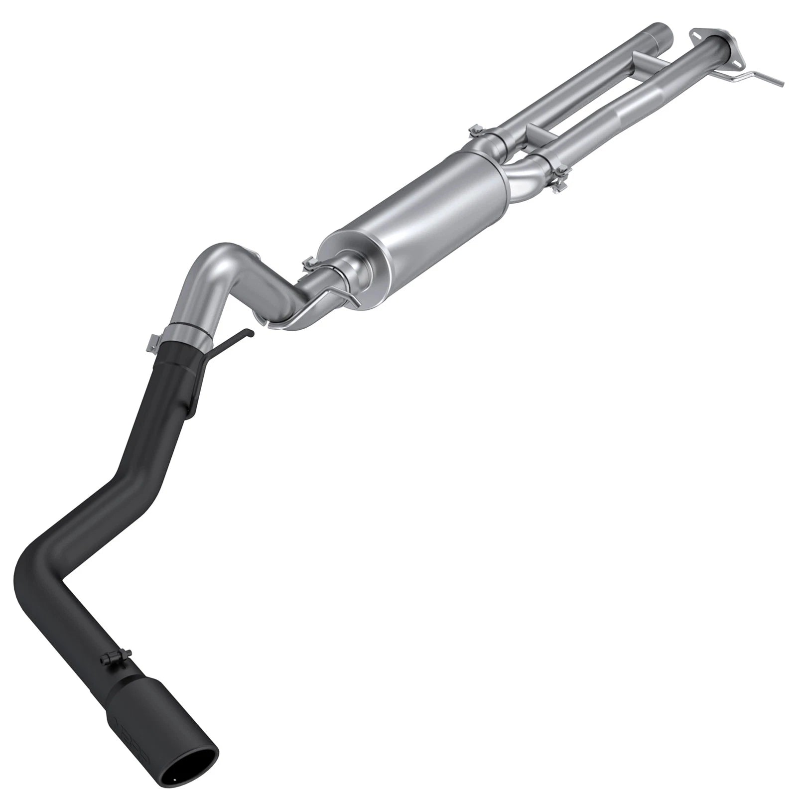MBRP 2024+ Ford Ranger 2.7L 2.5 into 3in Single Side Exit Cat Back - BLK