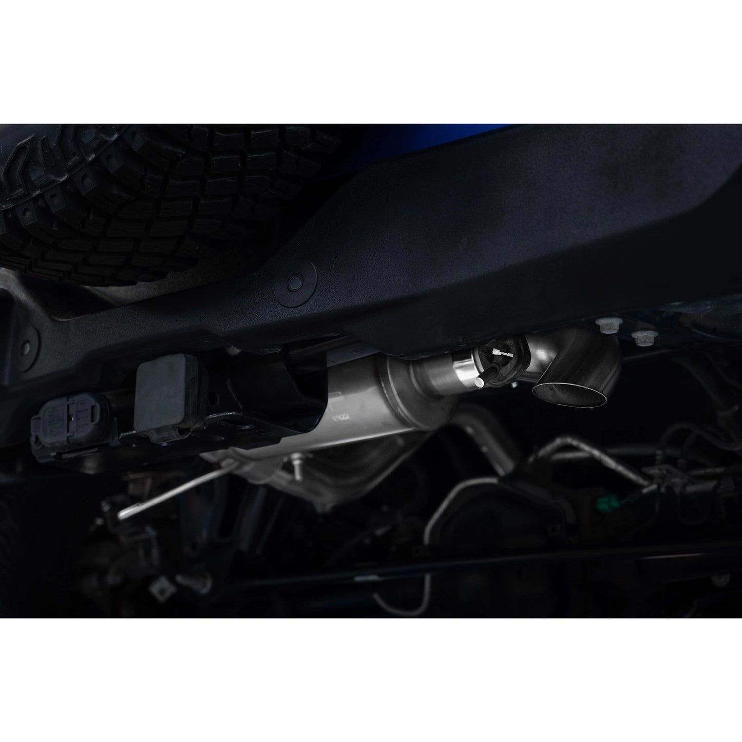 MBRP 2021-2023 Ford Bronco 2.3L/2.7L Stainless Steel 3in Cat-Back, Single High Clearance Rear Exit
