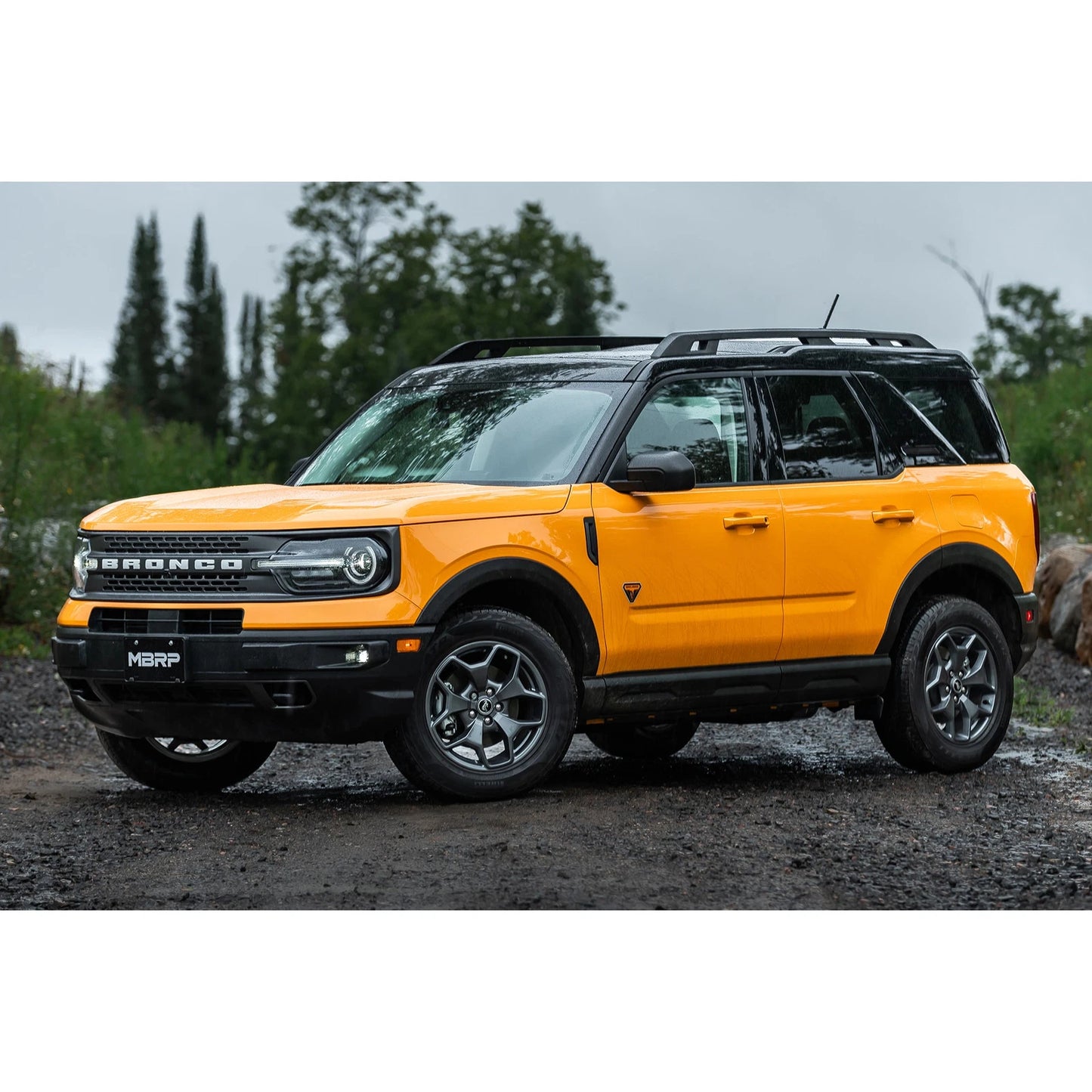 MBRP 2021+ Ford Bronco Sport (1.5L / 2.0L EcoBoost) 2.5in Res-Back Exhaust - Dual Rear - Black