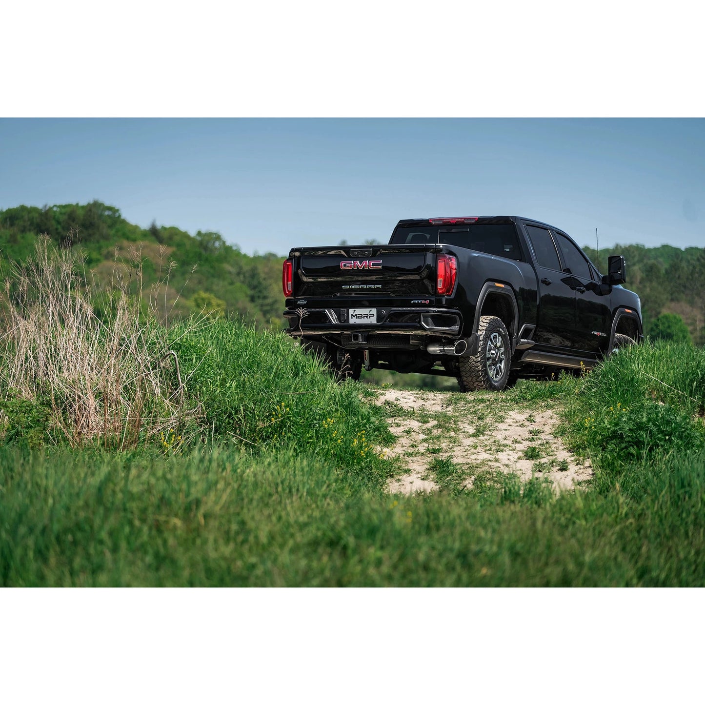 MBRP 20-23 Chevrolet Silverado 2500HD 6.6L Armor Lite AL Steel Single Side Exit 5in DPF Back Exhaust