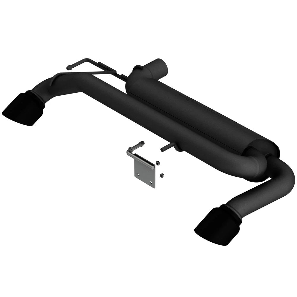 Borla 21-22 Ford Bronco 2.3L 4WD ATAK Axle Back Exhaust w/ Black Coated Tips