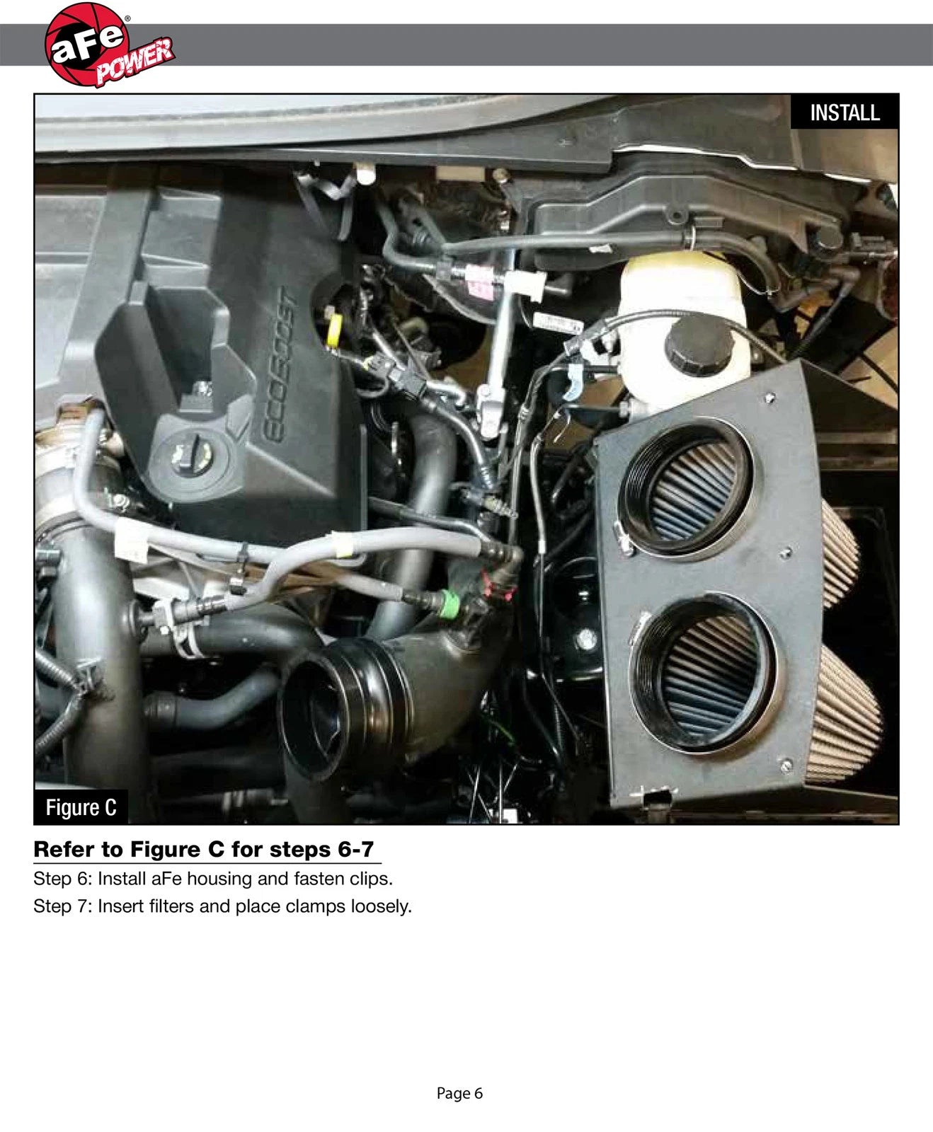 aFe MagnumFORCE Pro 5R Stage-2 XP Intake System 16 Ford F-150 EcoBoost V6-2.7L/3.5L (tt) (Blk)