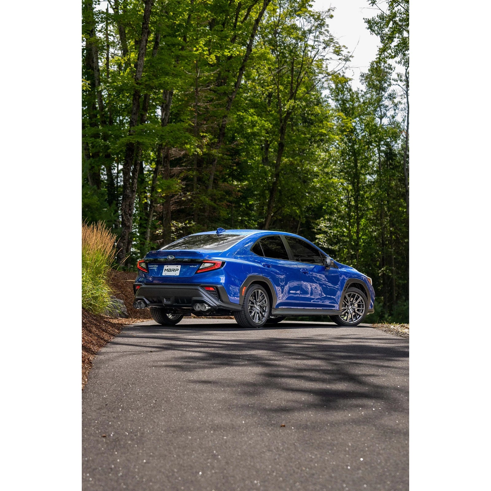 MBRP 2022+ Subaru WRX 3in Cat-Back Dual Split Rear Quad Tips Race Profile Exhaust