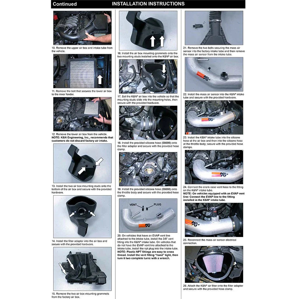 K&N 11-13 Ford Mustang GT 5.0L V8 Typhoon Performance Intake