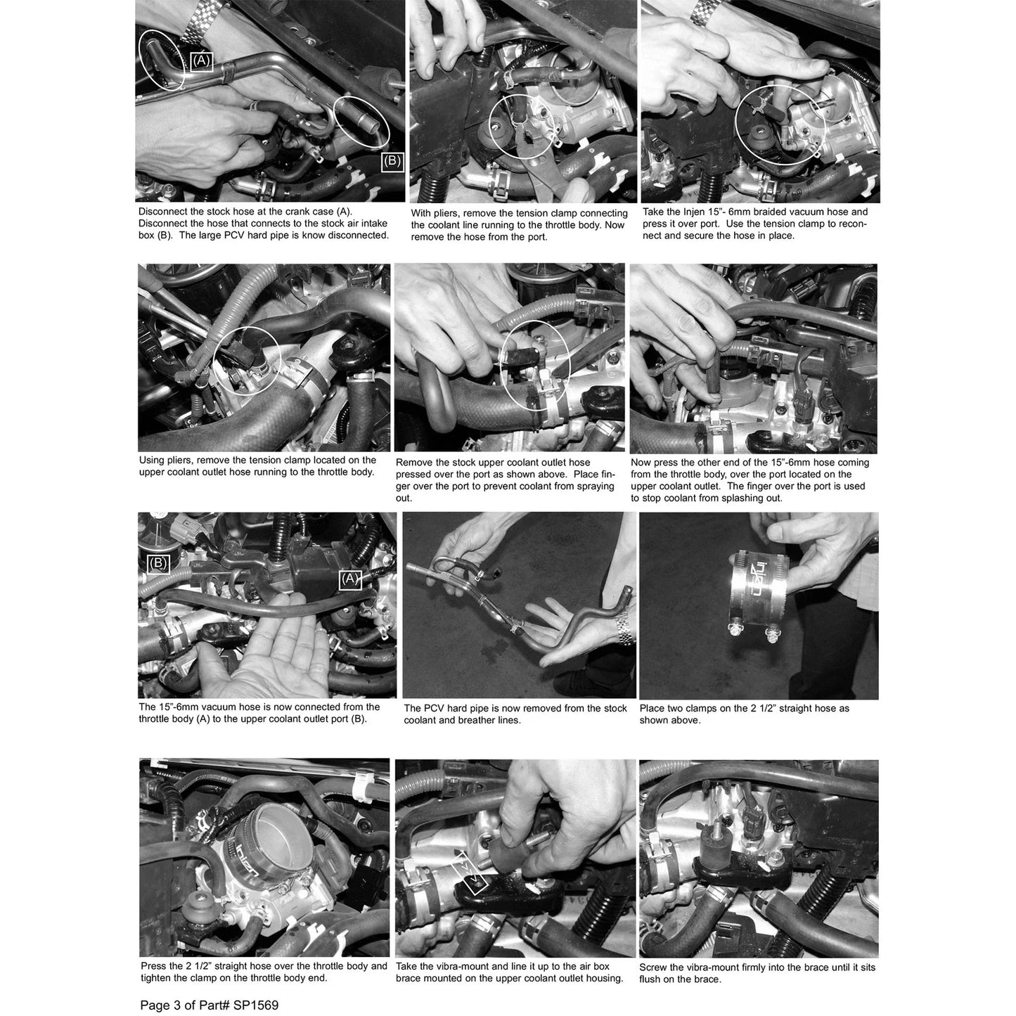 Injen 06-09 Civic Ex 1.8L 4 Cyl. (Manual) Black Cold Air Intake