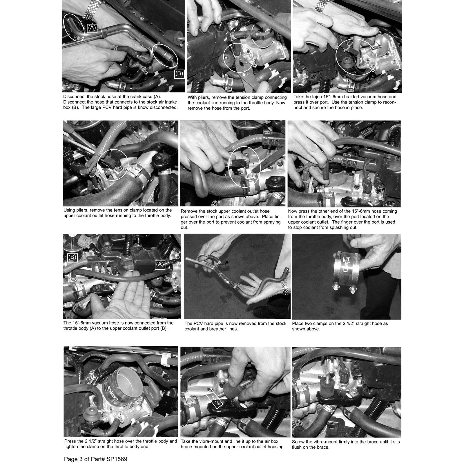 Injen 06-09 Civic Ex 1.8L 4 Cyl. (Manual) Black Cold Air Intake