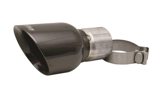 Corsa 2009-2019 Single Universal 3.0in Inlet / 4.5in Outlet Black PVD Pro-Series Tip Kit