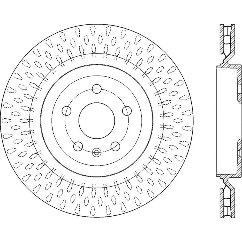 StopTech Slotted & Drilled Sport Brake Rotor