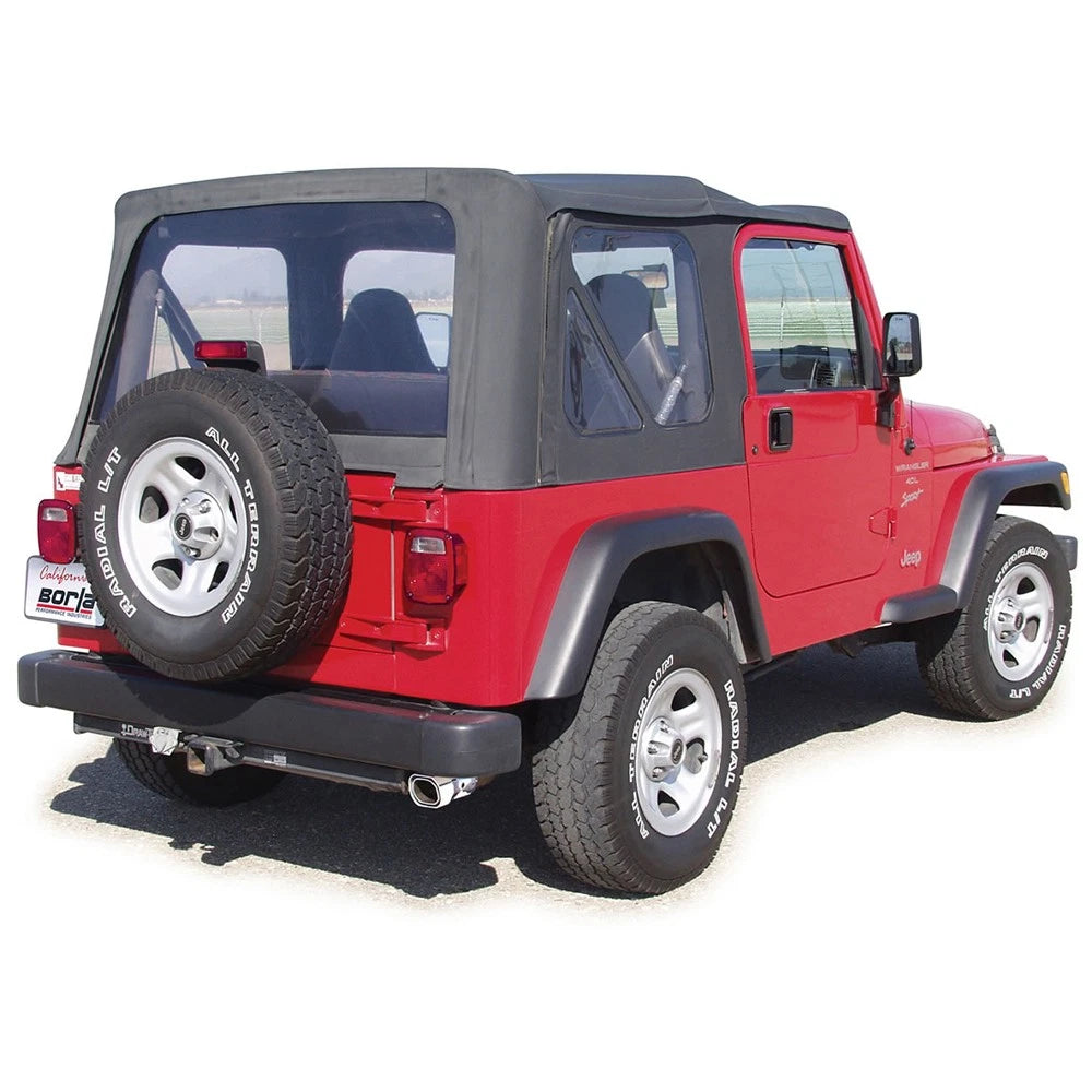 Borla 00-06 Jeep Wrangler Sport/SE/X/Rubicon Sahara 2.5L/4cyl 4.0L/6cyl SS Catback Exhaust