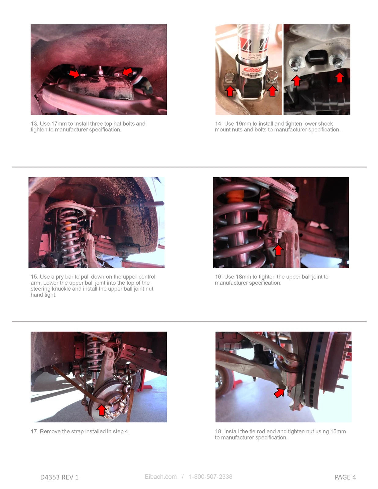 Eibach 24-25 Ford Ranger 2.3L EcoBoost 2WD Pro-Truck Lift Kit - Stage 2R