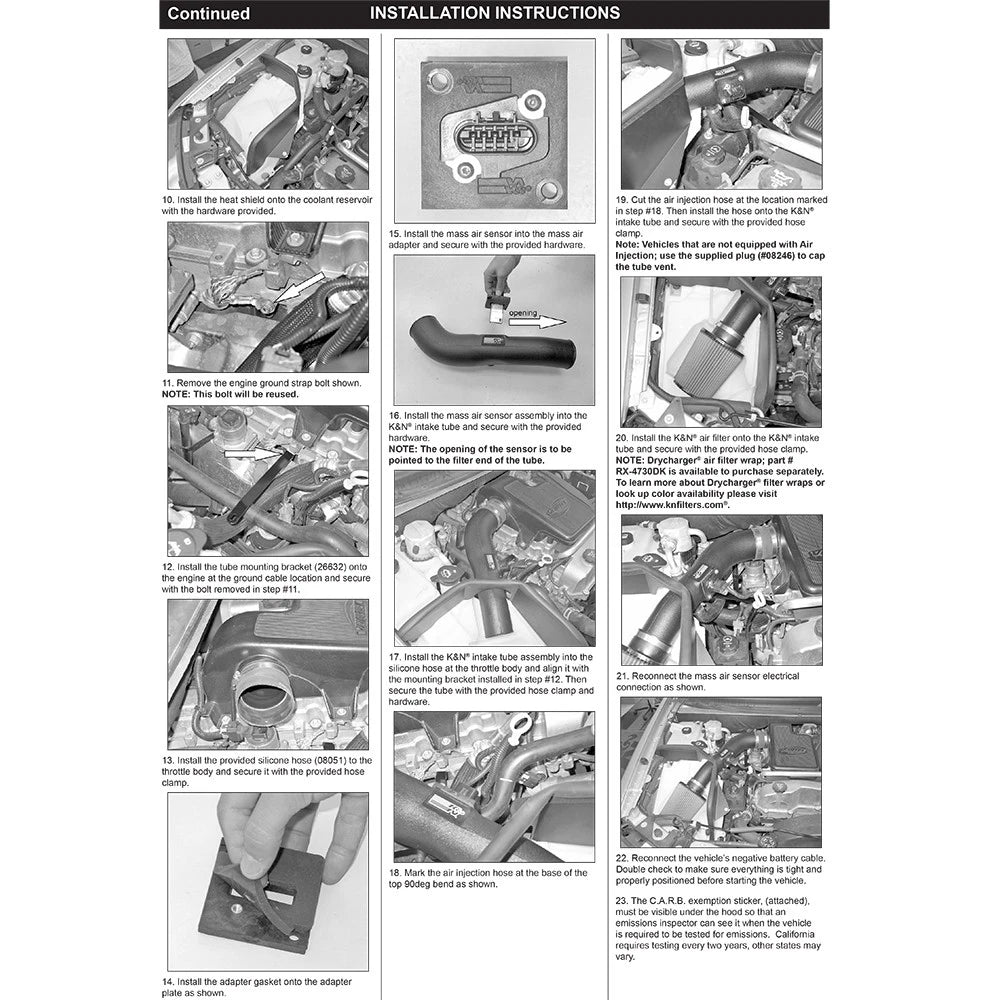 K&N 06 GM Trailblazer/Envoy L6-4.2L Performance Intake Kit