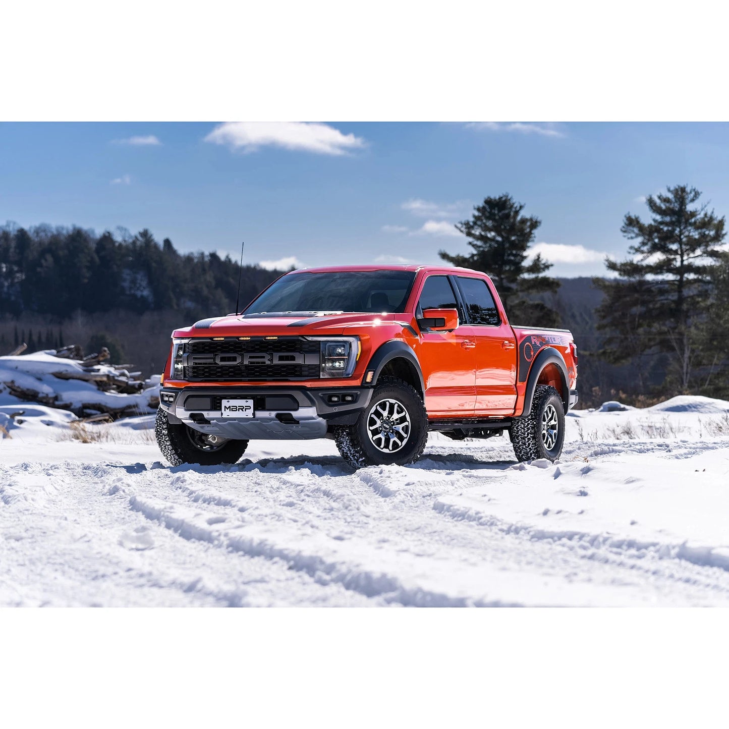 MBRP 2021+ Ford F-150 Raptor Axle-Back Dual Rear Exit T304 Performance Exhaust Sys
