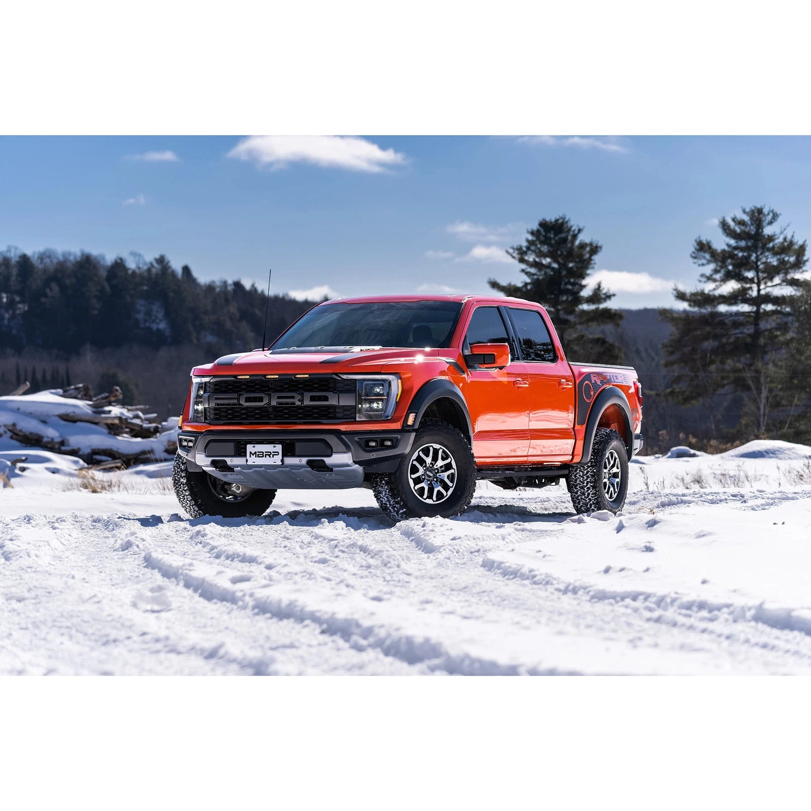 MBRP 2021+ Ford F-150 Raptor Axle-Back Dual Rear Exit T304 Performance Exhaust Sys