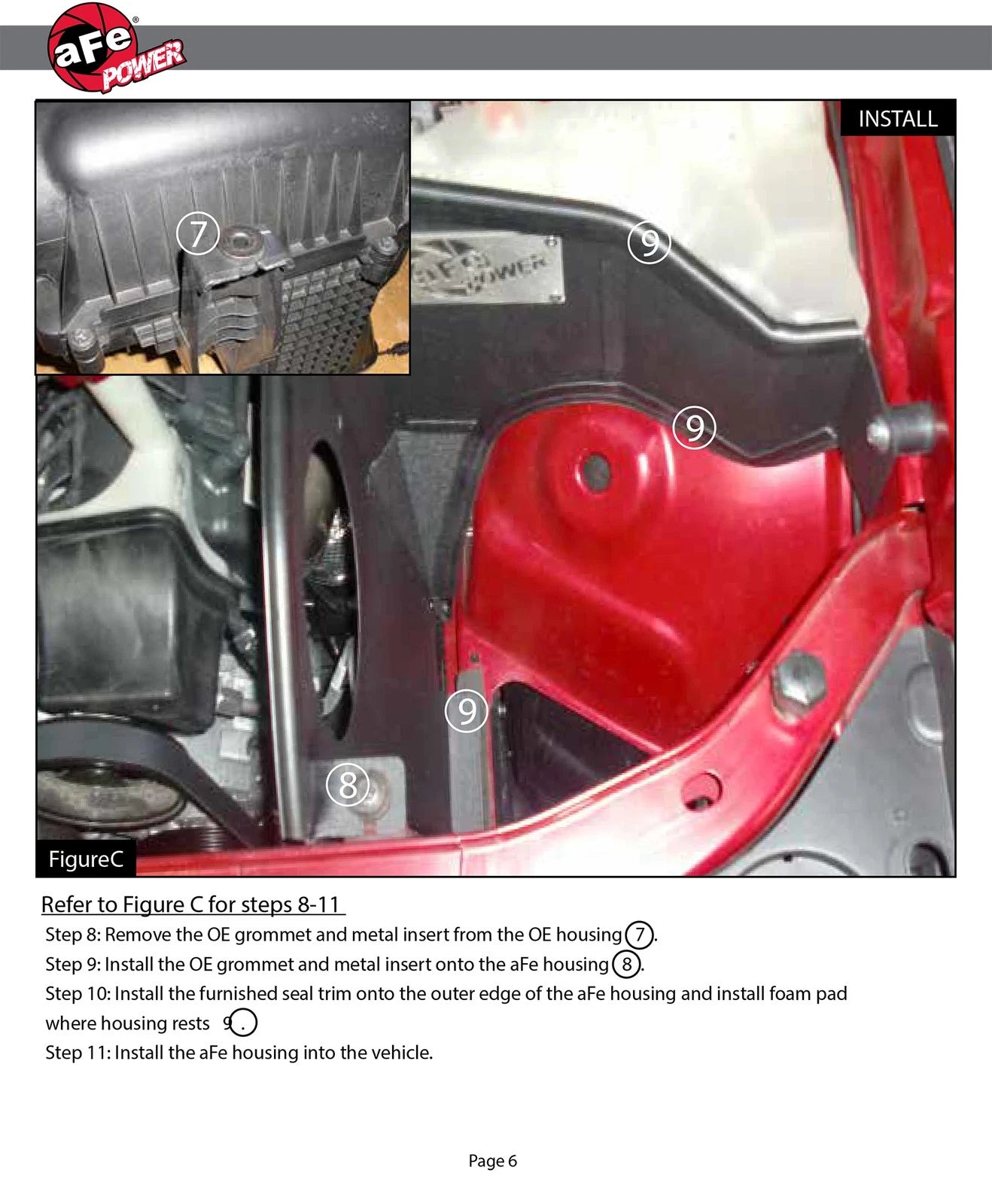 aFe MagnumFORCE Intake Stage-2 Pro 5R 11-12 Dodge Challenger/Charger / 11-12 Chrysler 300 V8 6.4L