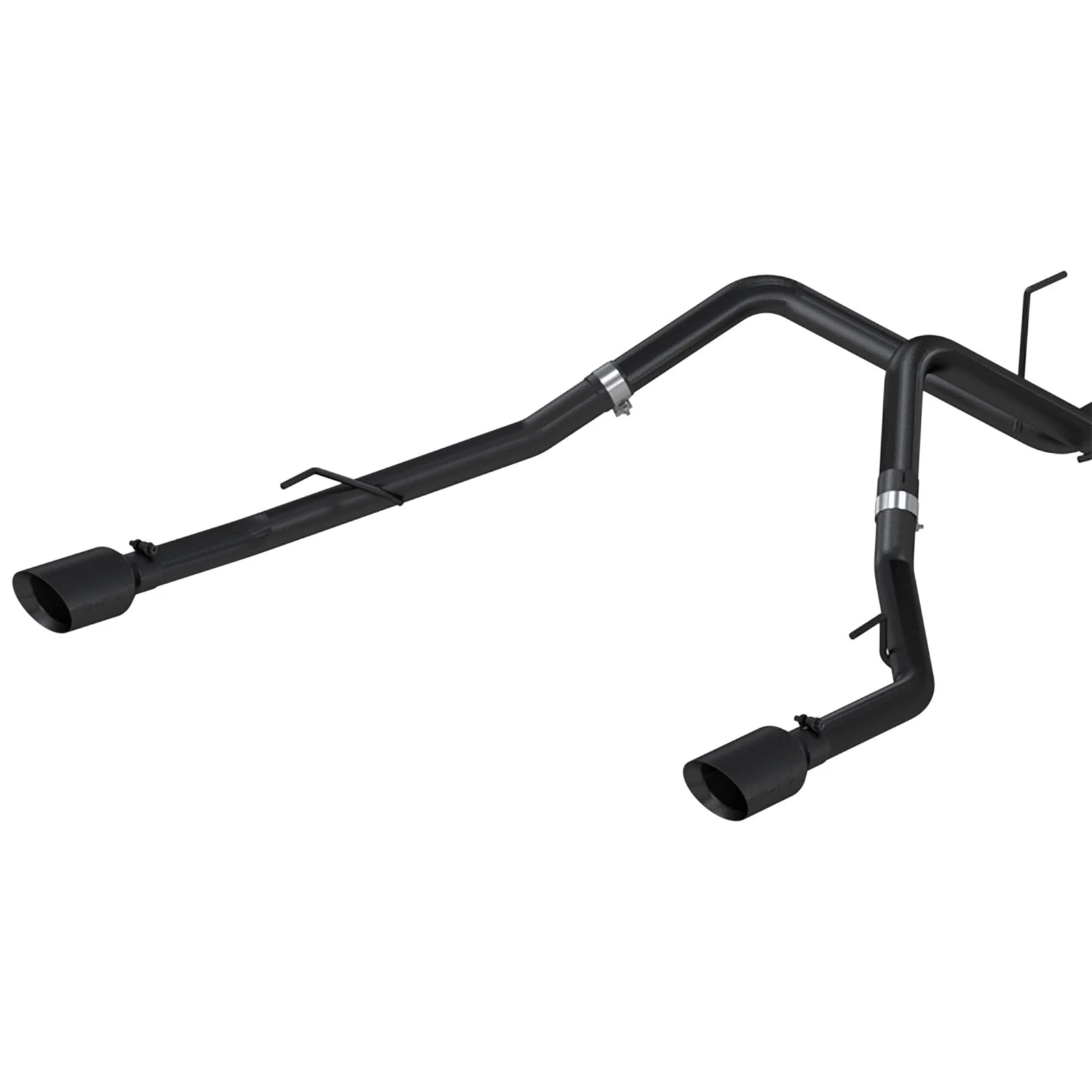 MBRP 09-14 Dodge Ram 1500 5.7L Cat-Back Dual Split Rear (Through Stock Bumper) AL - Black