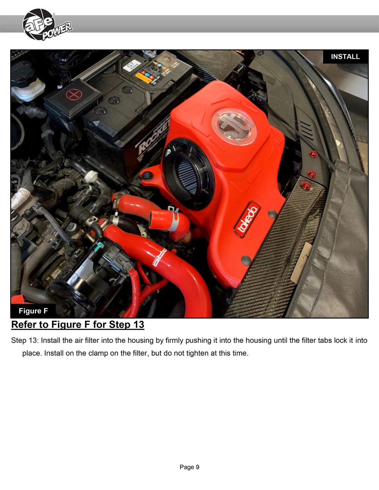 AFE Takeda 19-20 Hyundai Veloster N 2.0L (t) Momentum Cold Air Intake System w/Pro DRY S Filter