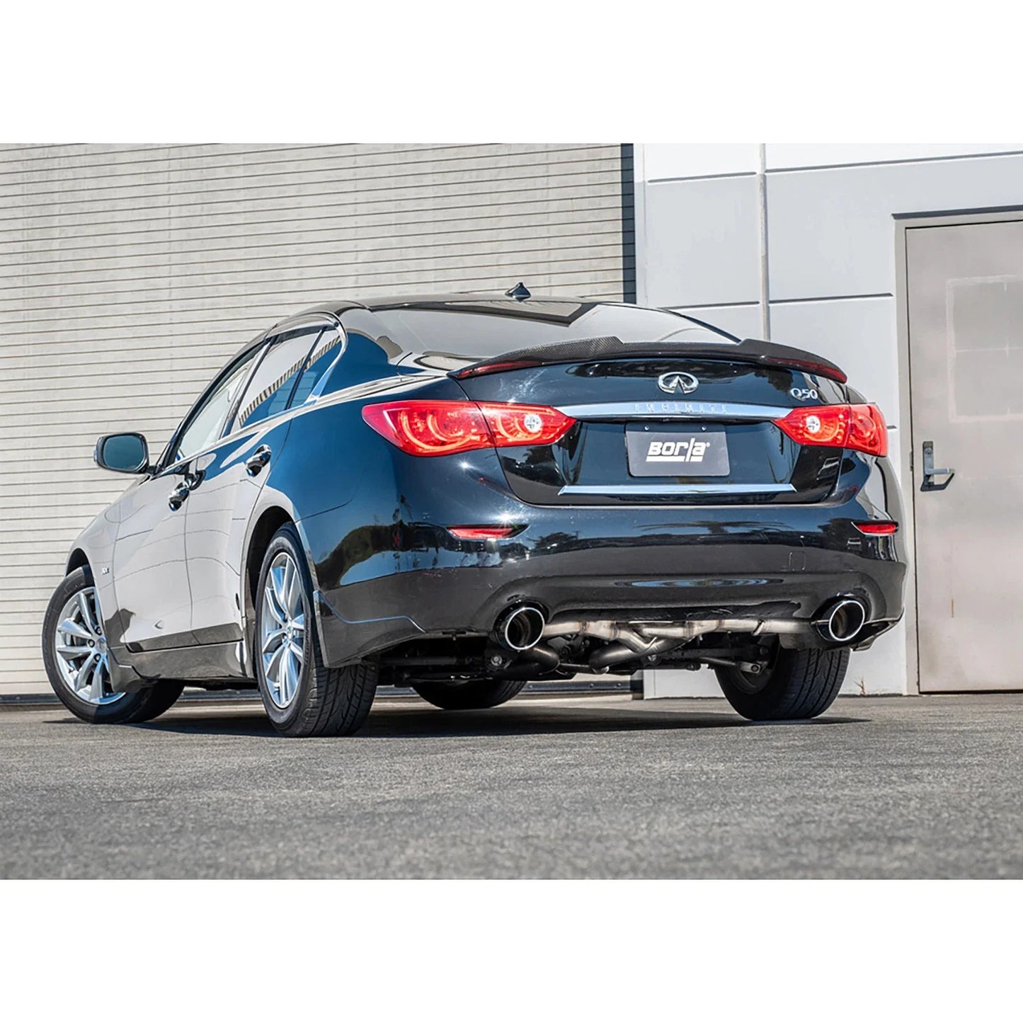 Borla 16-24 Infinity Q50 (Auto V6) ATAK Cat Back - 4.5in Chrome Tip