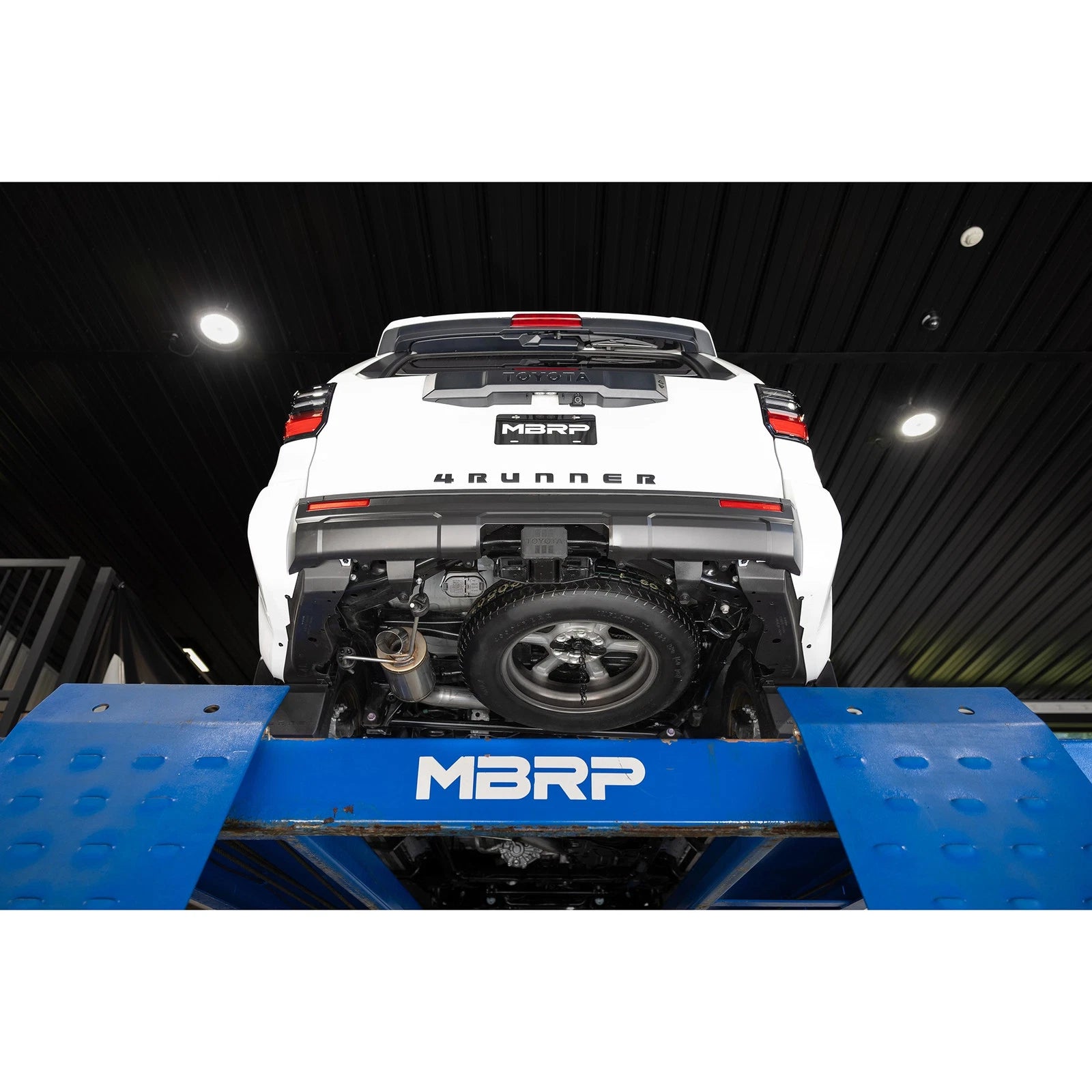 MBRP 24-26 Toyota Land Cruiser 2.4L 3in Cat-Back Single Rear High-Clearance Turn Down - T304