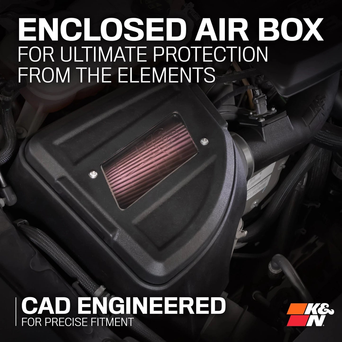 K&N 20-23 RAM 1500 V6 3.0L Diesel Performance Air Intake System