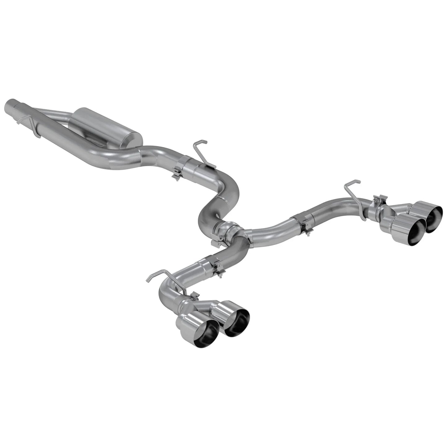 MBRP 15-19 VW Golf R 3in Cat Back Single Exit Exhaust Pro Series w/ Valve Delete - T304