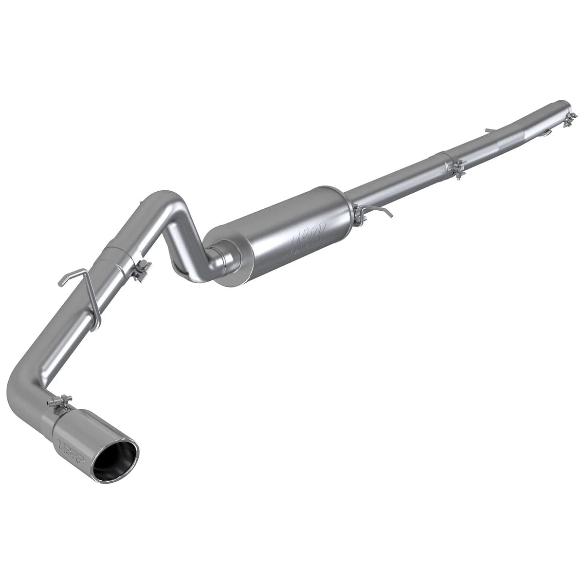 MBRP 2019 Ford Ranger Ecoboost 2.3L 4in OD Tip Single Side Exit 3in AL Cat Back