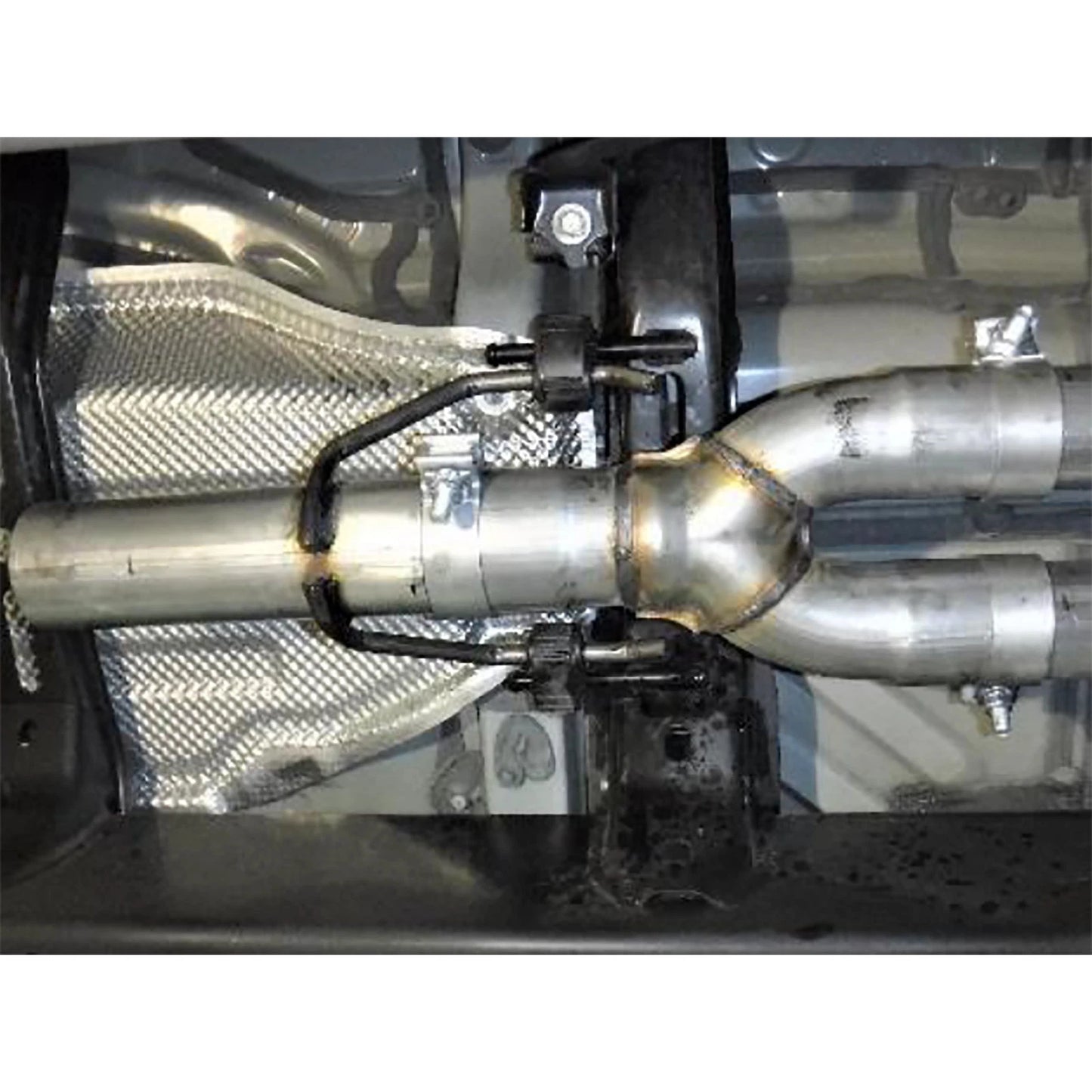 MBRP 22-25 Toyota Tundra 3.4L 3in Cat Back Single Rear Turn Down - Aluminized Steel