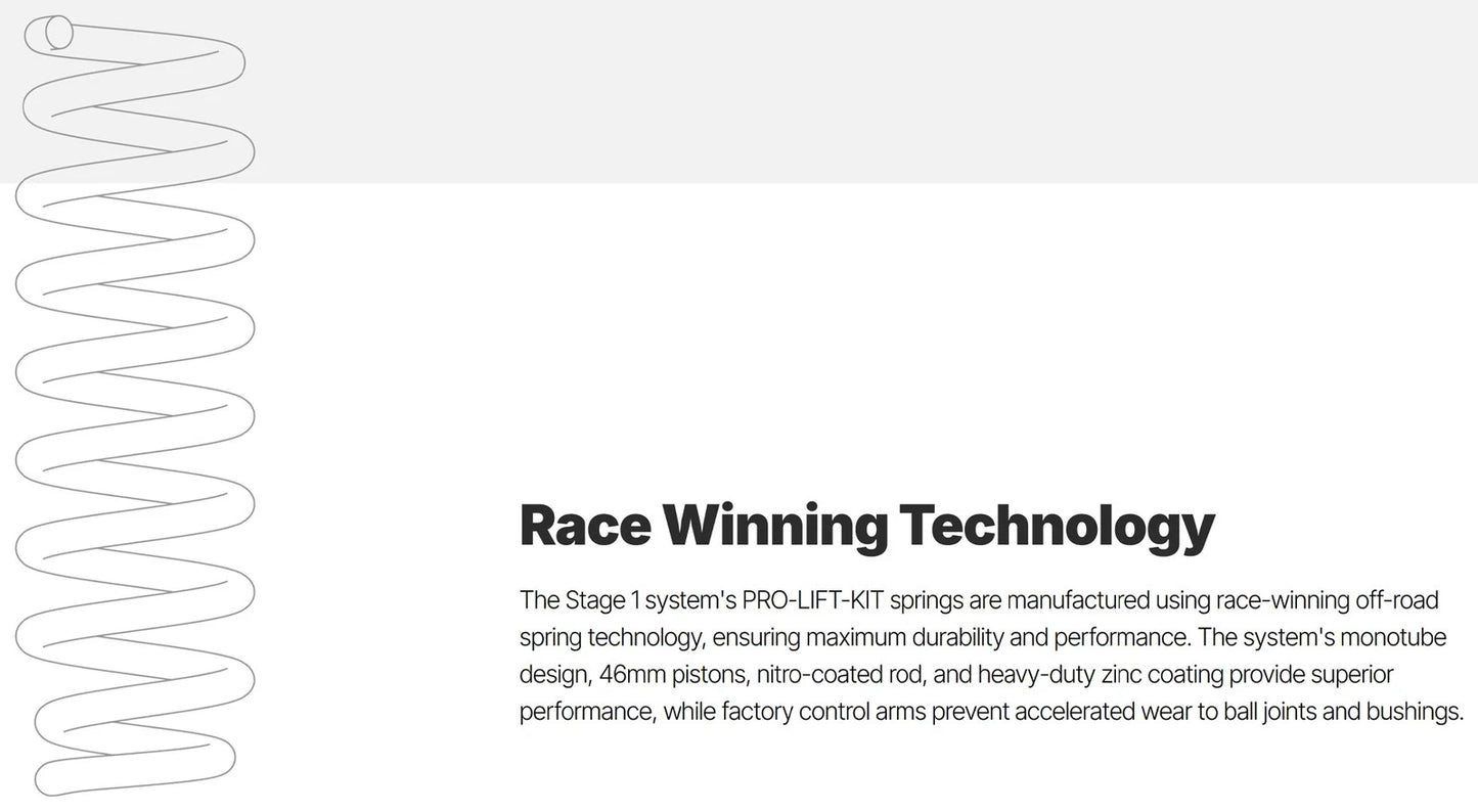 Eibach Pro-Truck Lift Kit for 05-15 Toyota Tacoma (6-Lug Wheel Only Model)