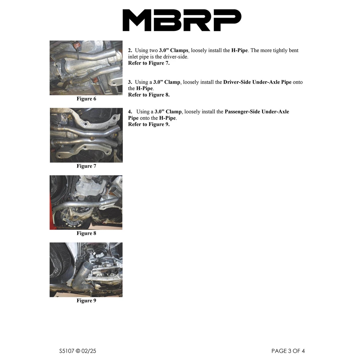 MBRP 2011+ Dodge Durango T304SS 3.0in Cat-Back Dual Rear Exit Exhaust w/ Carbon Fiber Tips