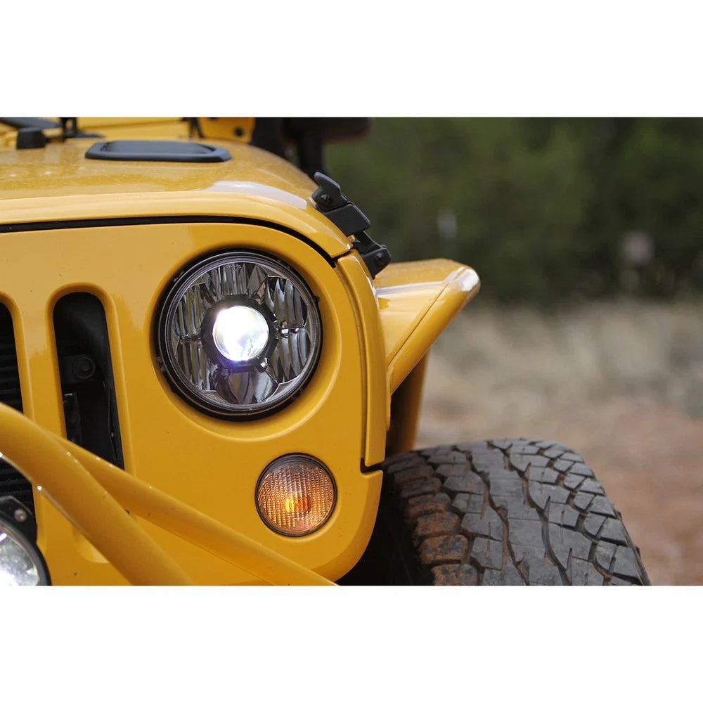 KC HiLiTES 07-18 Jeep JK 7in. Gravity LED Pro DOT Approved Replacement Headlight (Single)