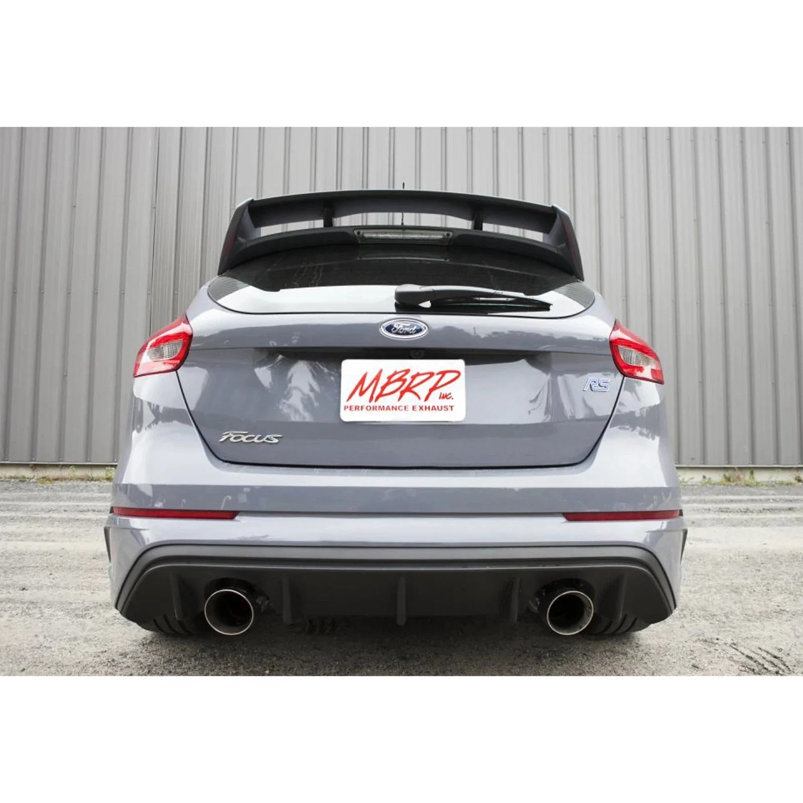 MBRP 2016+ Ford Focus RS 3in Dual Outlet Cat-Back Exhaust T409 SS