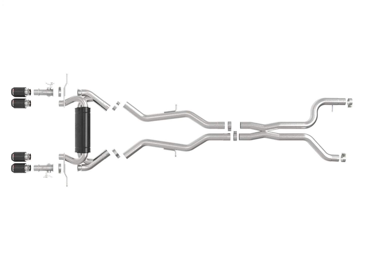 aFe 23-25 BMW M2 L6-3.0L (G87) MACH Force-Xp Cat-Back Exhaust w/ Carbon Fiber Tip