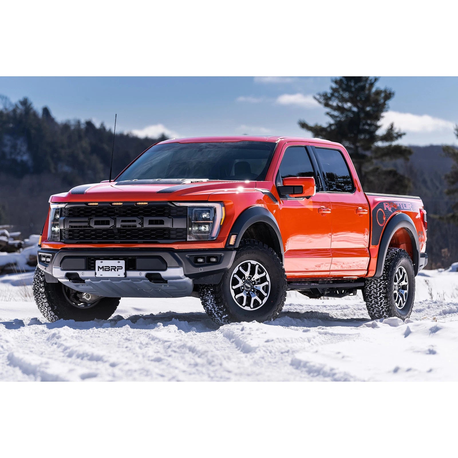 MBRP 2021+ Ford F-150 Raptor Axle-Back Dual Rear Exit T304 Performance Exhaust Sys