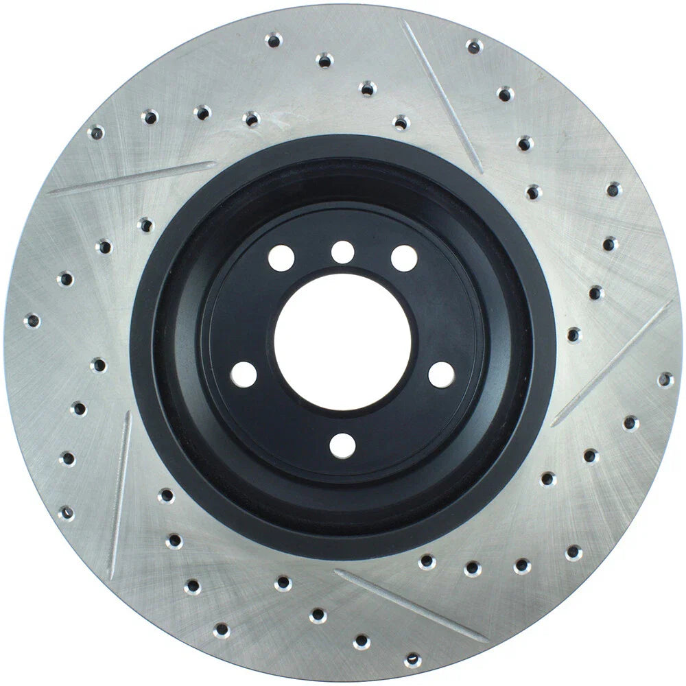 StopTech 07-09 BMW 335 (E90/E92/E93) Slotted & Drilled Right Front Rotor