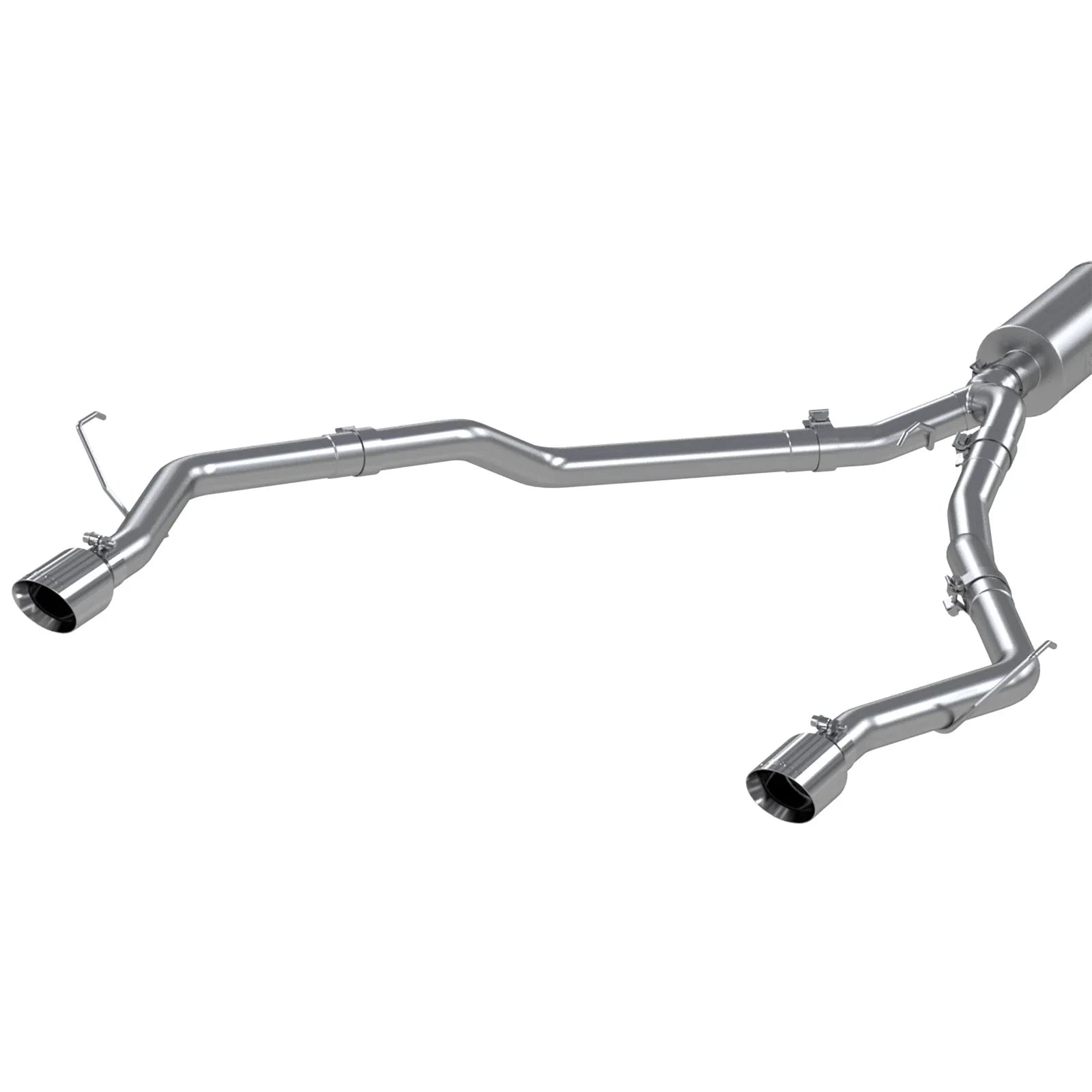 MBRP 21-22 Honda Ridgeline Aluminized Steel 2.5in Cat-Back - Dual Split Rear Exit