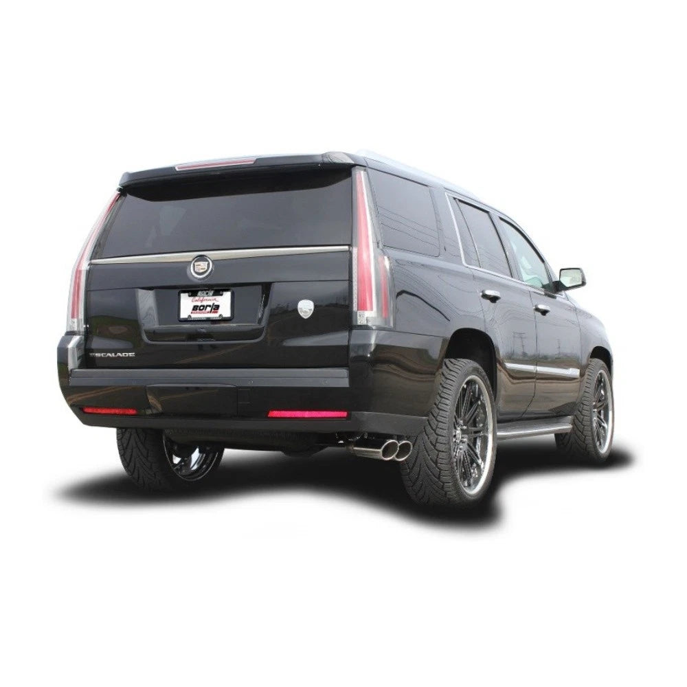 Borla Touring Cat Back 15-16 Chevy Tahoe 5.3L V8 2.75in, 2.25in Dual Same Side Exit 4in Tips