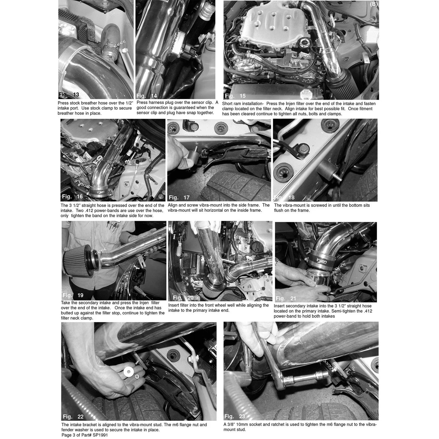 Injen 2006 M35 3.5 V6 Black Cold Air Intake