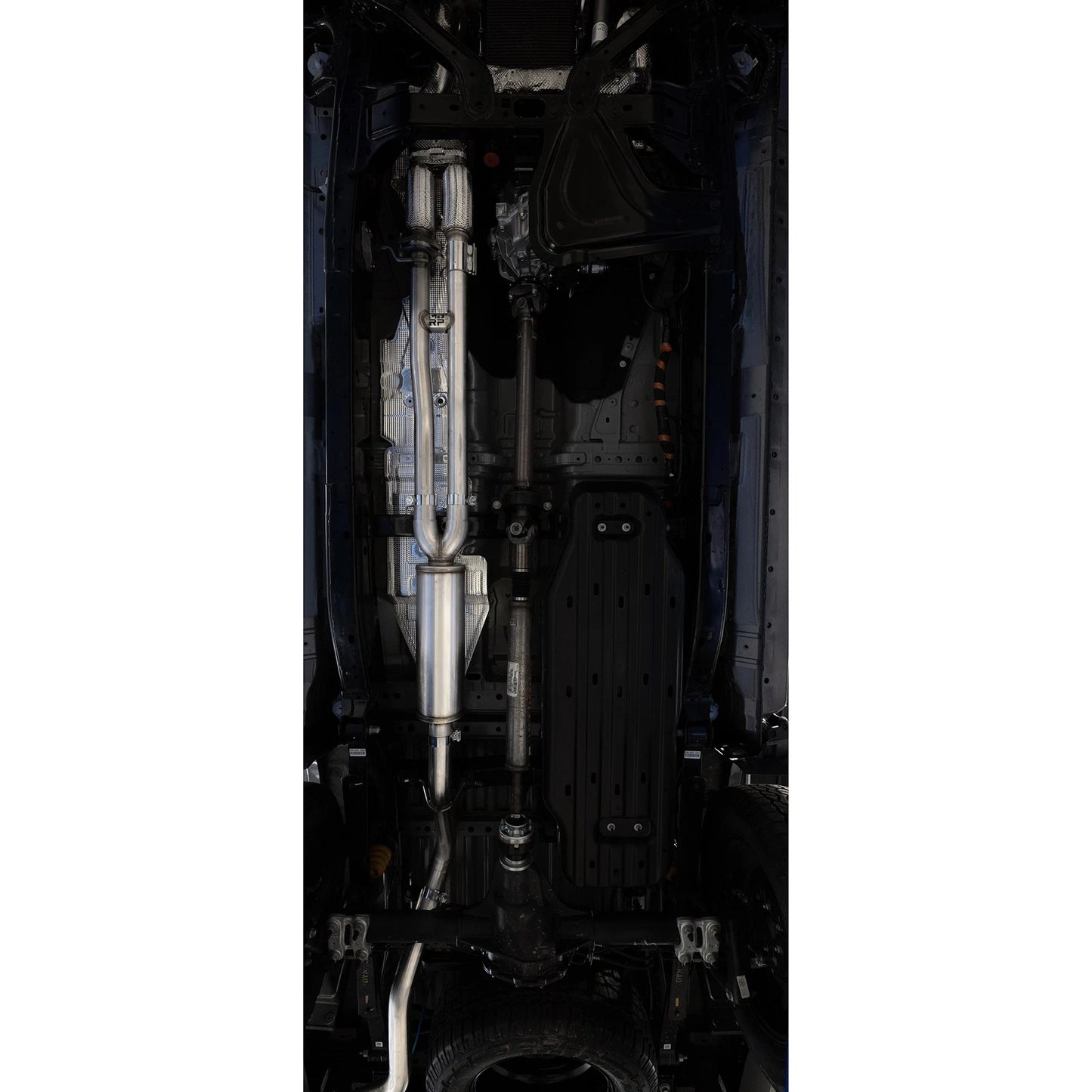 MBRP 2024+ Ford Ranger 2.7L 2.5 into 3in Single Side Exit Cat Back - Aluminum