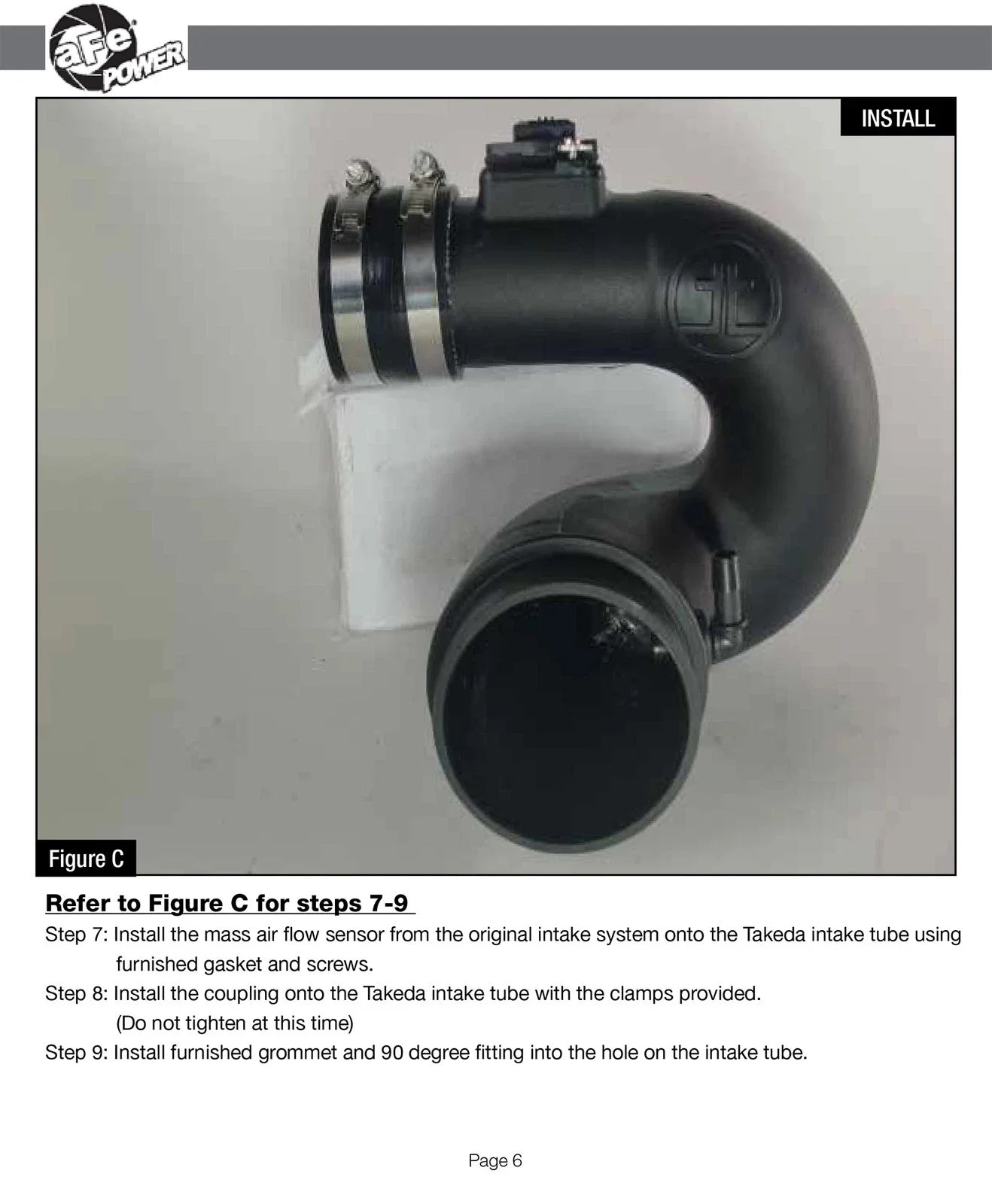 aFe Takeda Intake System 11-12 Honda CR-Z L4 1.5L Stage 2 Pro 5R Wrinkle Black