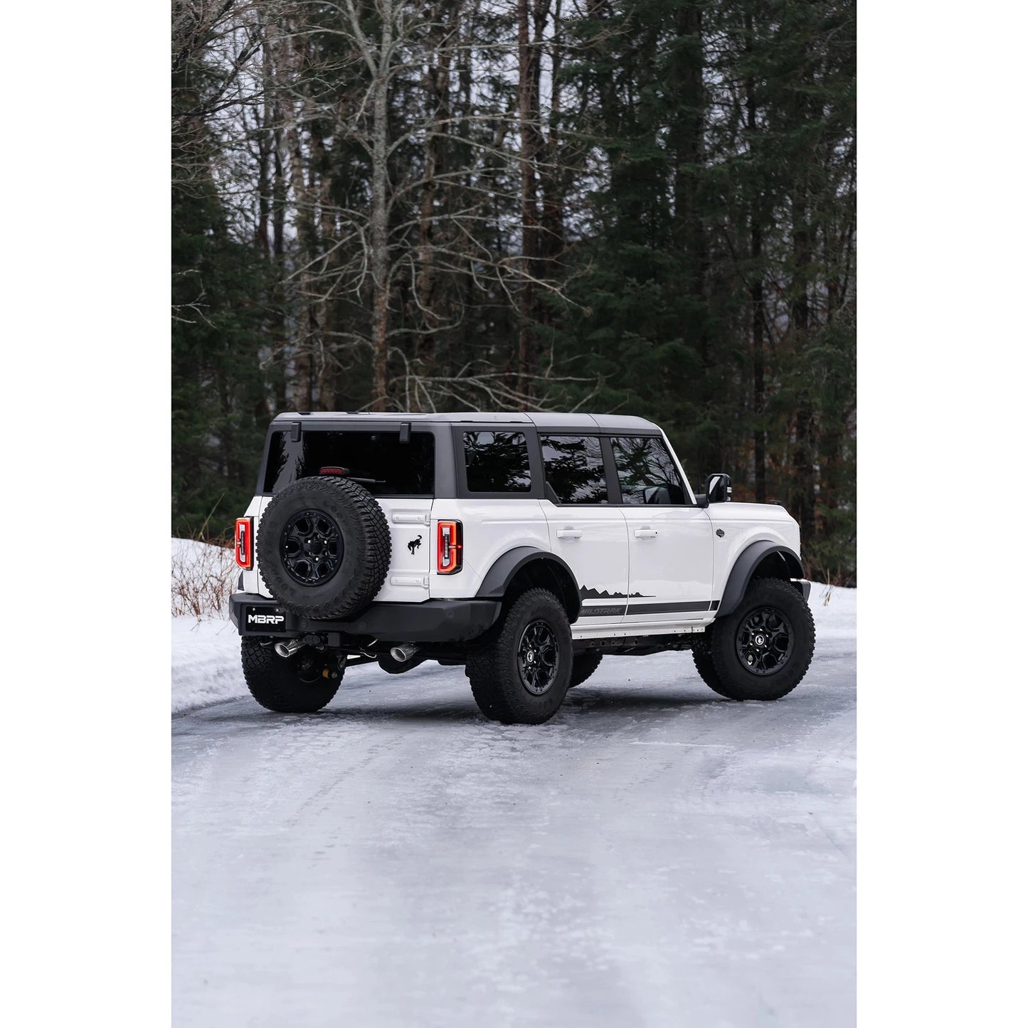 MBRP 21-22 Ford Bronco 2.3/2.7L EcoBoost 2/4-Dr 3in Catback Dual Split Rear Exit Aluminized Steel