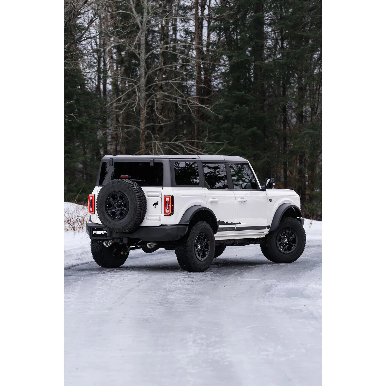 MBRP 21-22 Ford Bronco 2.3/2.7L EcoBoost 2/4-Dr 3in Catback Dual Split Rear Exit Aluminized Steel