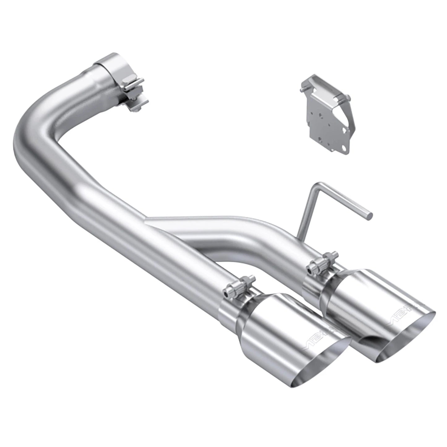 MBRP 2024+ Mustang GT 5.0L Aluminized Steel 2.5in Axle-Back Exhaust w/ Dual-Rear Quad Exhaust Tips