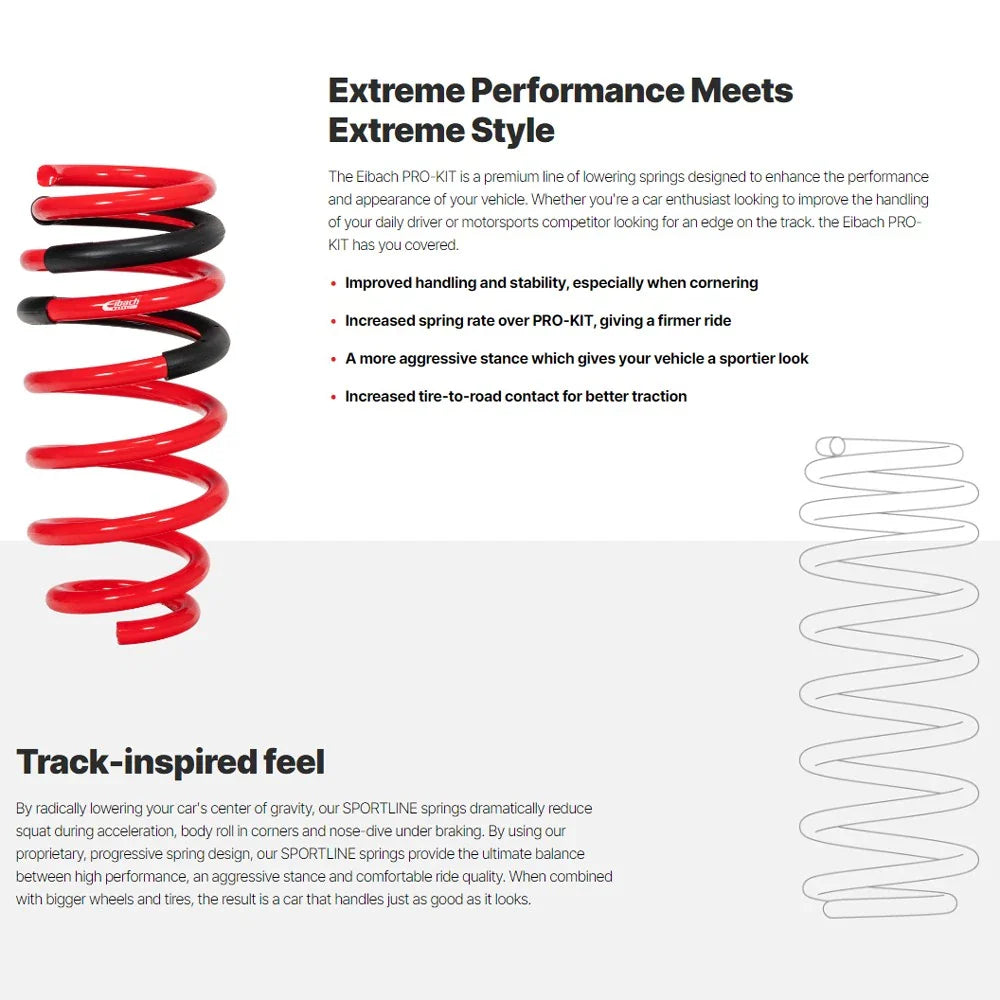 Eibach Sportline Kit for 10-12 VW GTI 2.0L