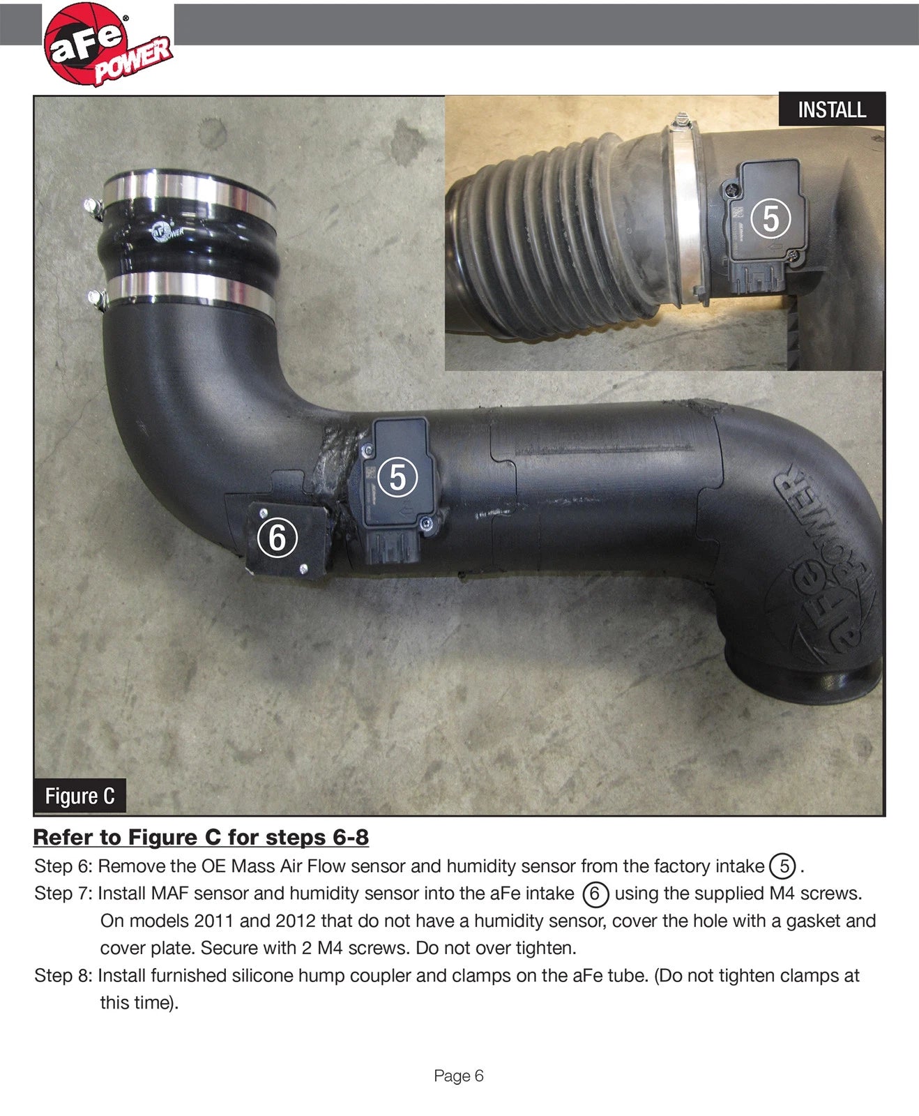 aFe Magnum FORCE Stage-2 Pro DRY S Intake System 11-15 GM Diesel Trucks V8 6.6L (td) LML