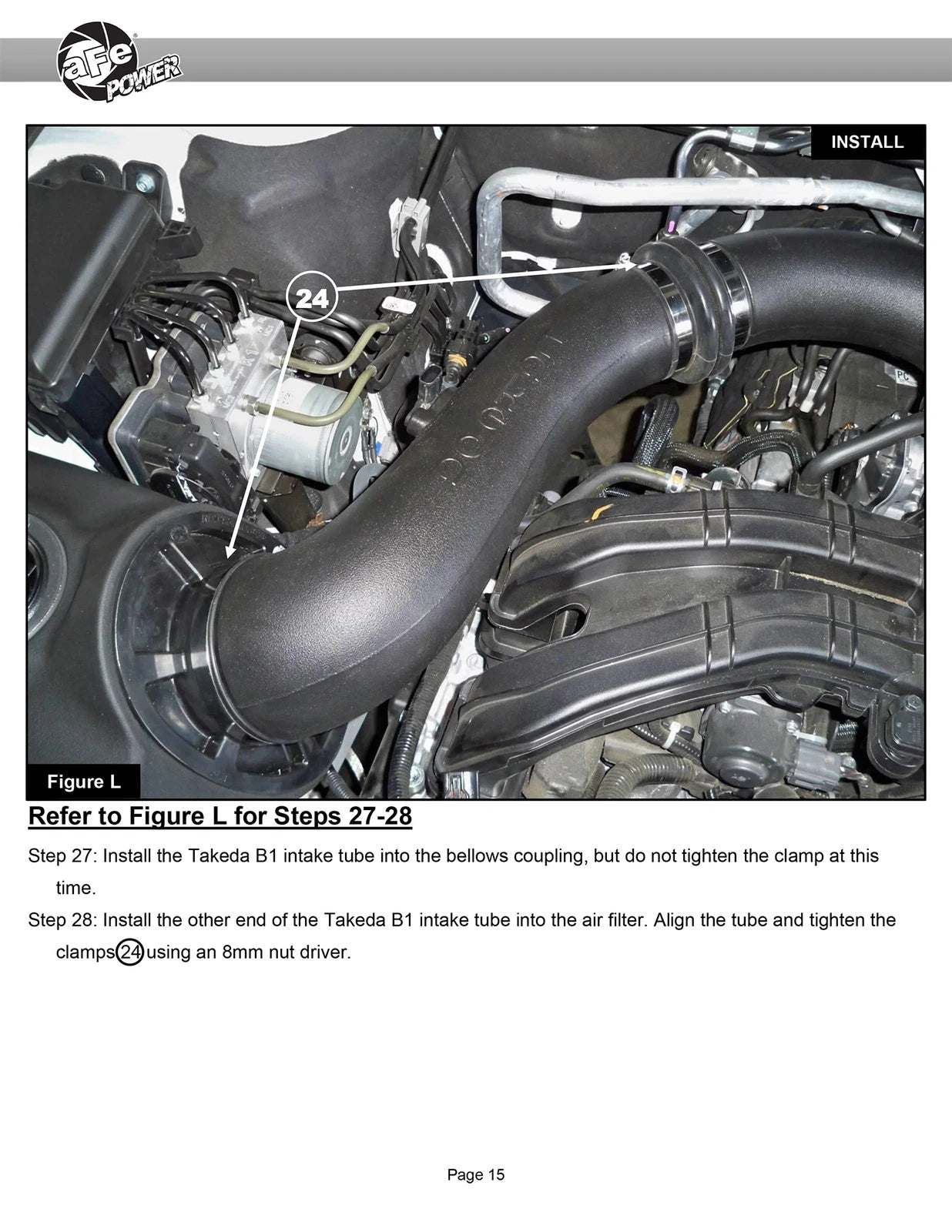 aFe Takeda Momentum Pro 5R Cold Air Intake System 20-22 Subaru Outback H4-2.5L