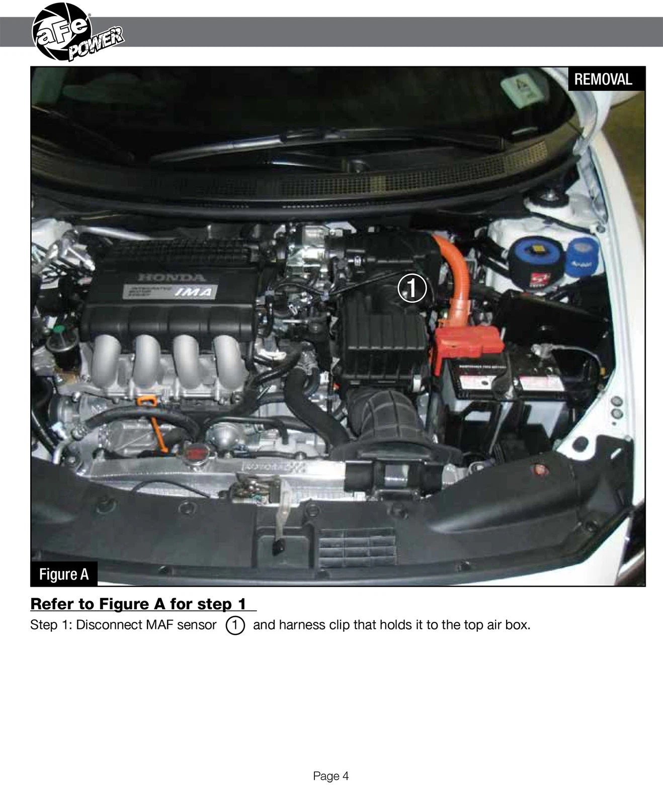 aFe Takeda Intake System 11-12 Honda CR-Z L4 1.5L Stage 2 Pro Dry S Wrinkle Black