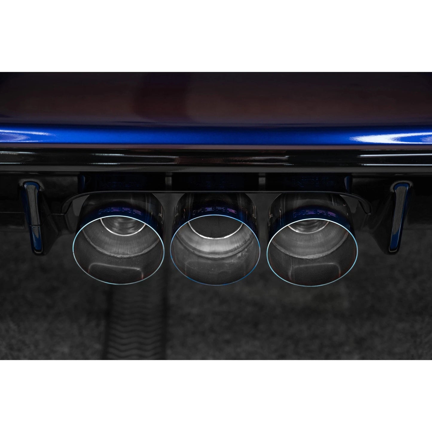 MBRP 23-24 Honda Civic Type R 2.0L T304 SS 3in Cat-Back Exhaust Triple Center Outlet w/ Burnt Tips