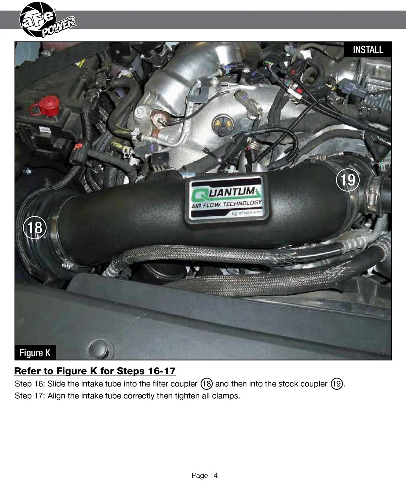 aFe Quantum Pro 5R Cold Air Intake System 17-18 GM/Chevy Duramax V6-6.6L L5P - Oiled