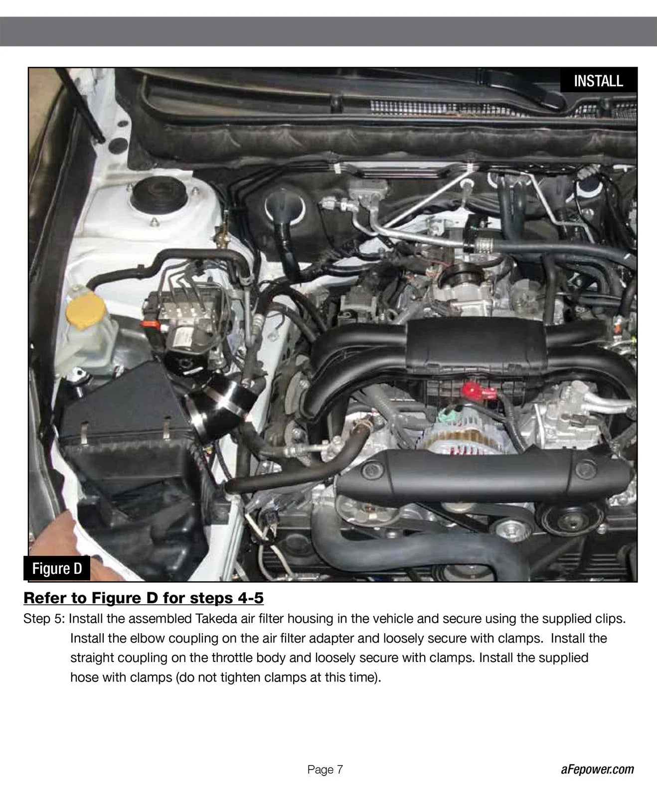 aFe Takeda Intakes Stage-2 PDS AIS PDS Subaru Legacy 10-12 H4-2.5L Non Turbo (pol)